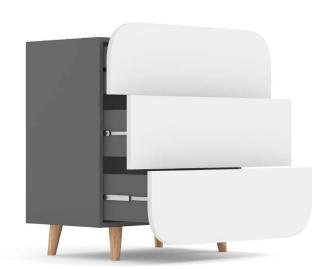 Комод 3Ш  "Руна" (ш.900 / в.800 / г.450)