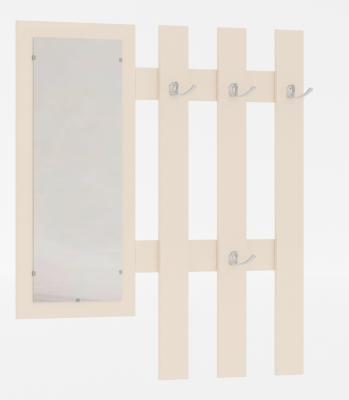 Вішалка з гачками та дзеркалом "Ліра" (ш.1000 / в.1100)